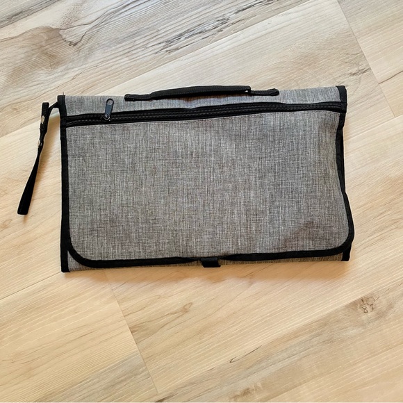 3 for $30 - Travel Diaper Changing Pad with zip pockets & Velcro closure - Picture 2 of 3